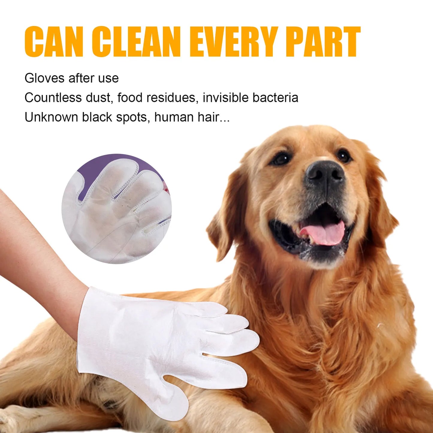 Pet Disposable Grooming Gloves - Deshedding Remover