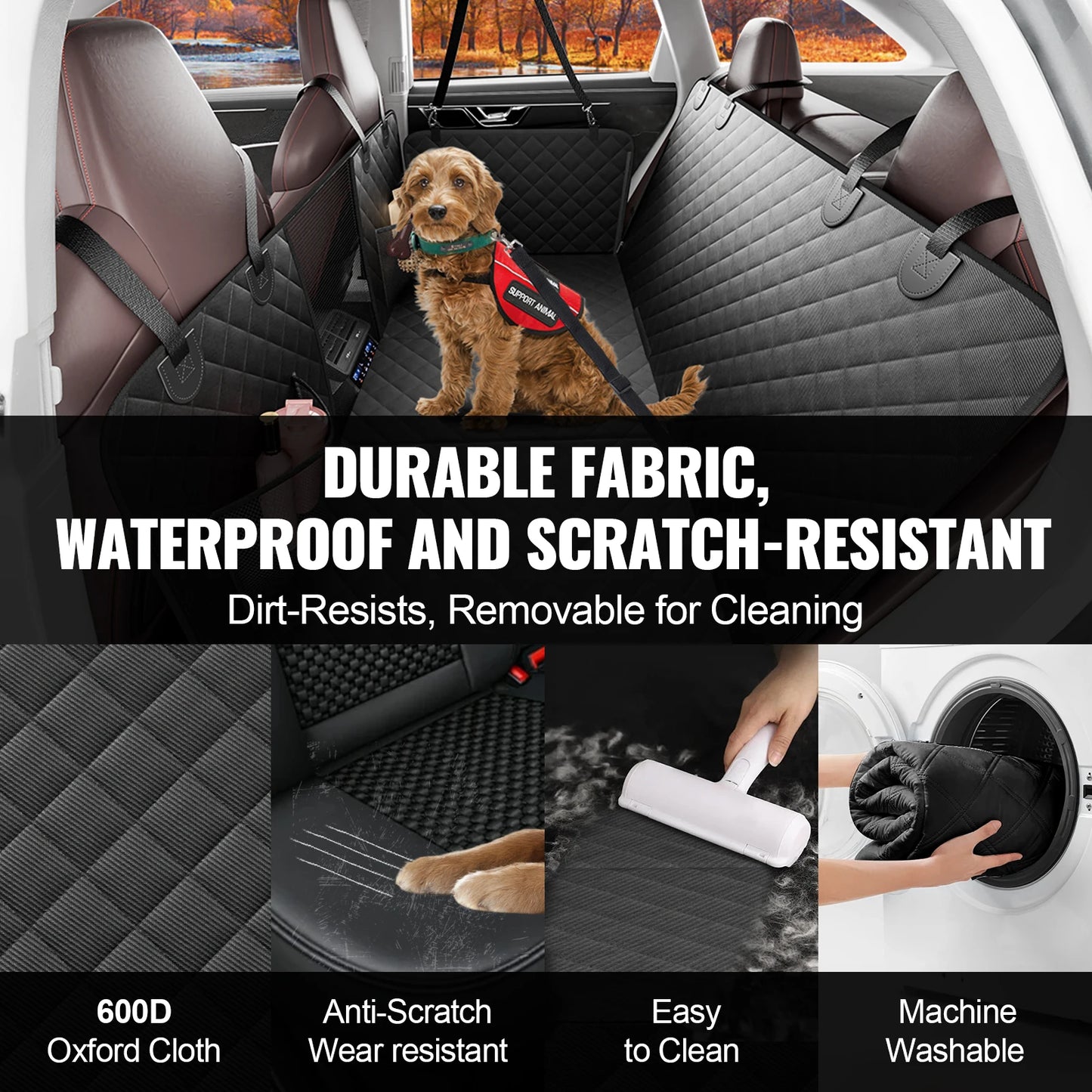 Back Seat Extender For Dogs Hammock - Cover
