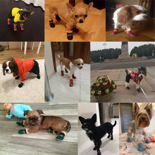 Waterproof Thick Warm Leather Non-Slip Boots