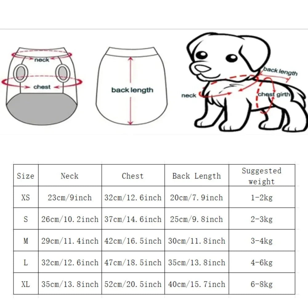 Strawberry Pattern Summer Dress For Small Dogs - Cute