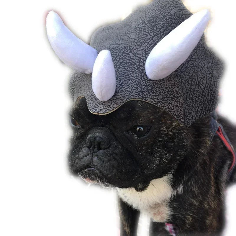 Triceratops Dinosaur Costume Hats For Pets