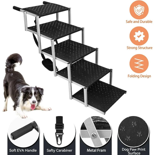 Ramps, Large Dogs, Portable, Non-Slip Stairs