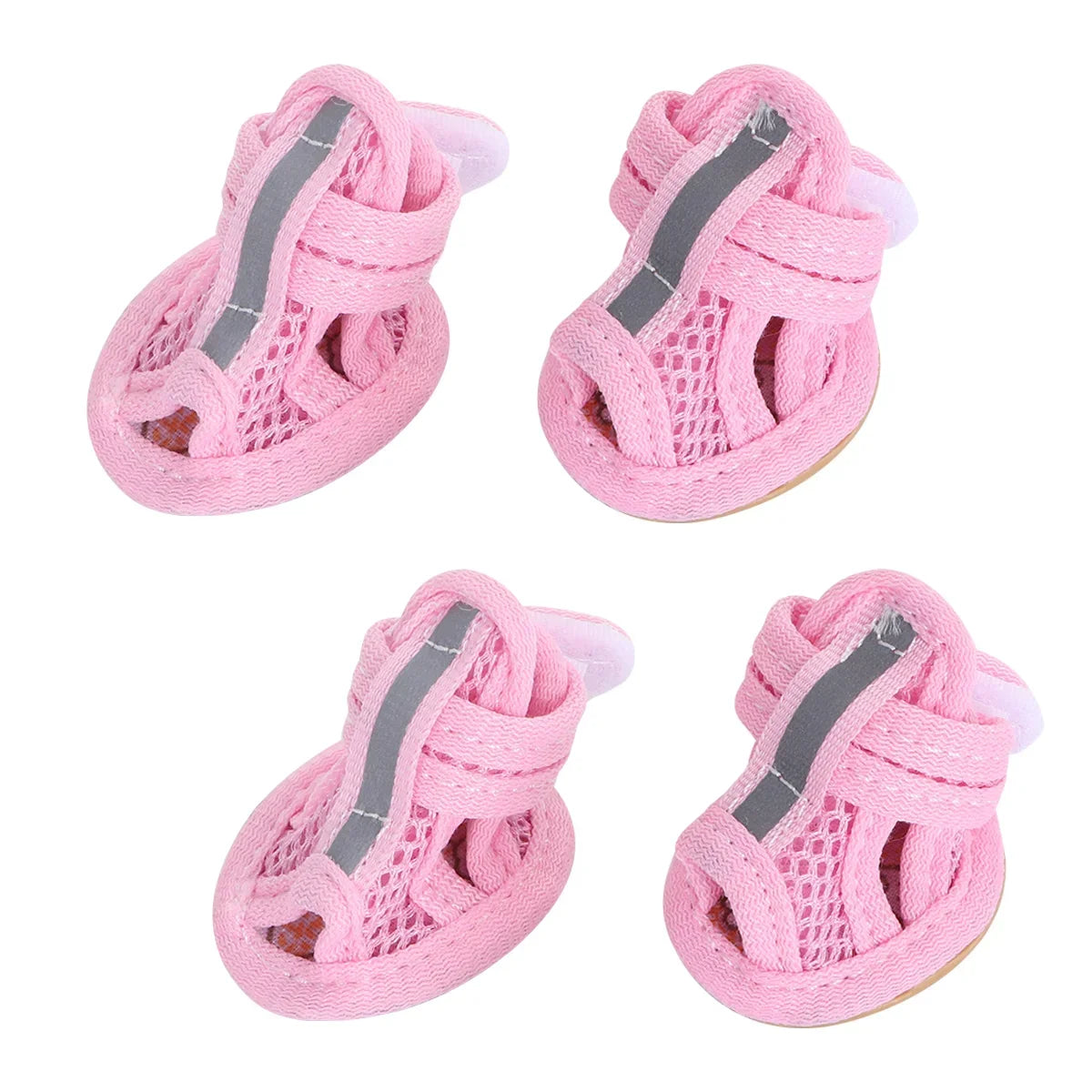 4 Piece Breathable Mesh Sandals - Size 5