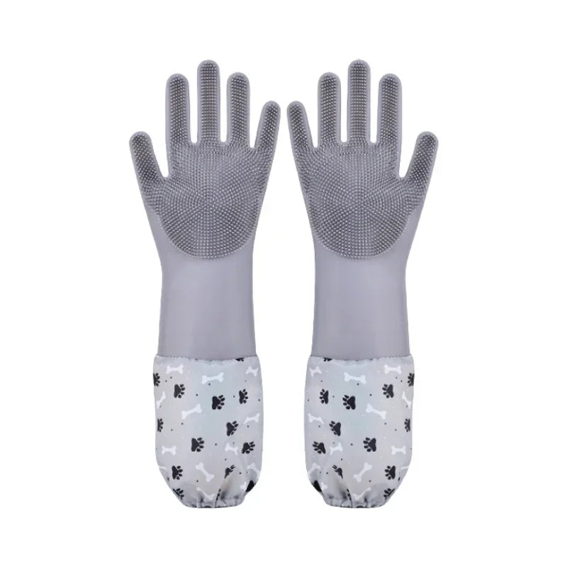Pet Cleaning Gloves For Bathing With Shampoo