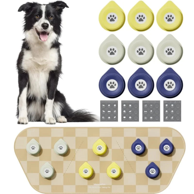 Talking Button, Mat Communication, Rechargeable, Voice Recording