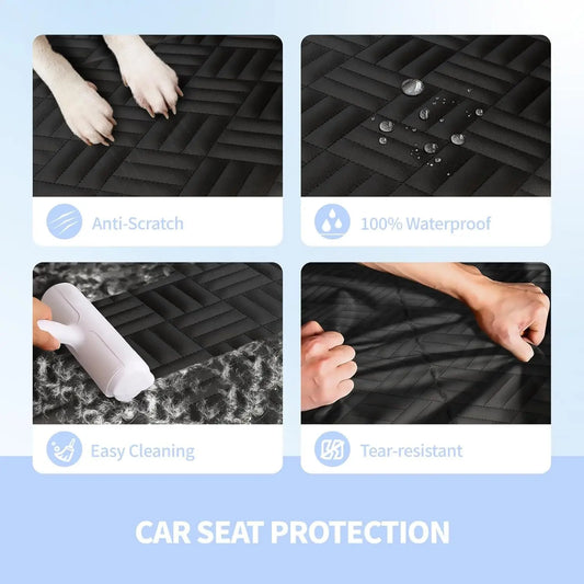 Dog Car Seat Cover For Back Seat - Waterproof