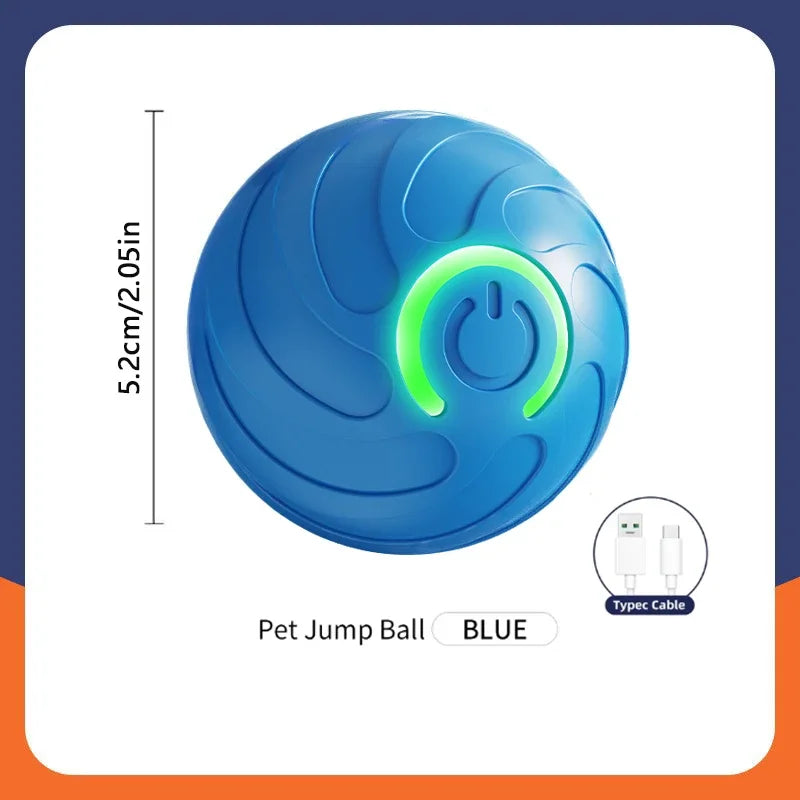 Electronic, Moving, Bouncing Ball For Pets - Automatic