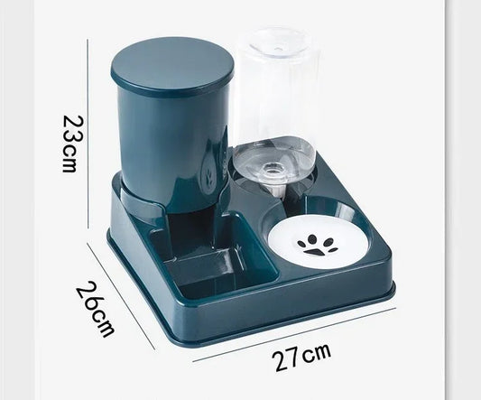2 In 1 Automatic Feeder/Water Dispenser Set