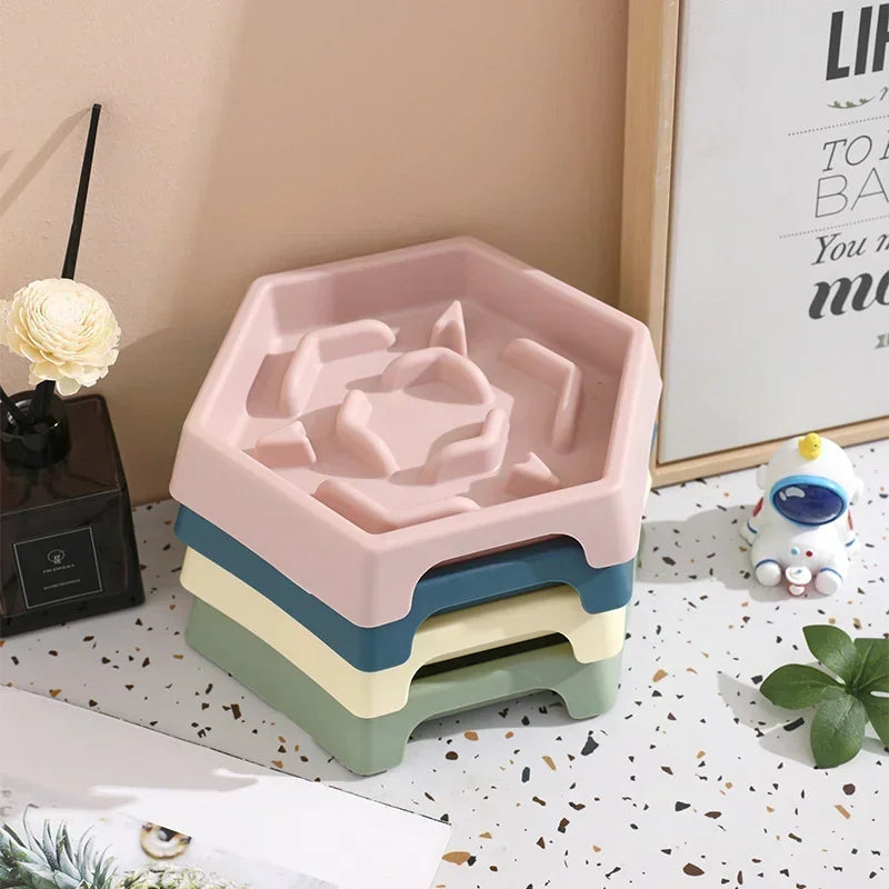 Anti Choking Slow Food Bowl For Small Pets