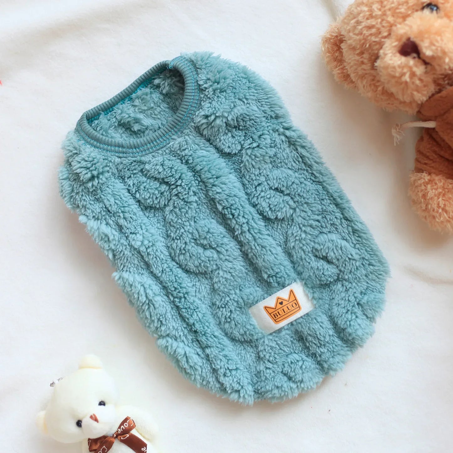 Winter Fleece Sweatshirt for Small Pets