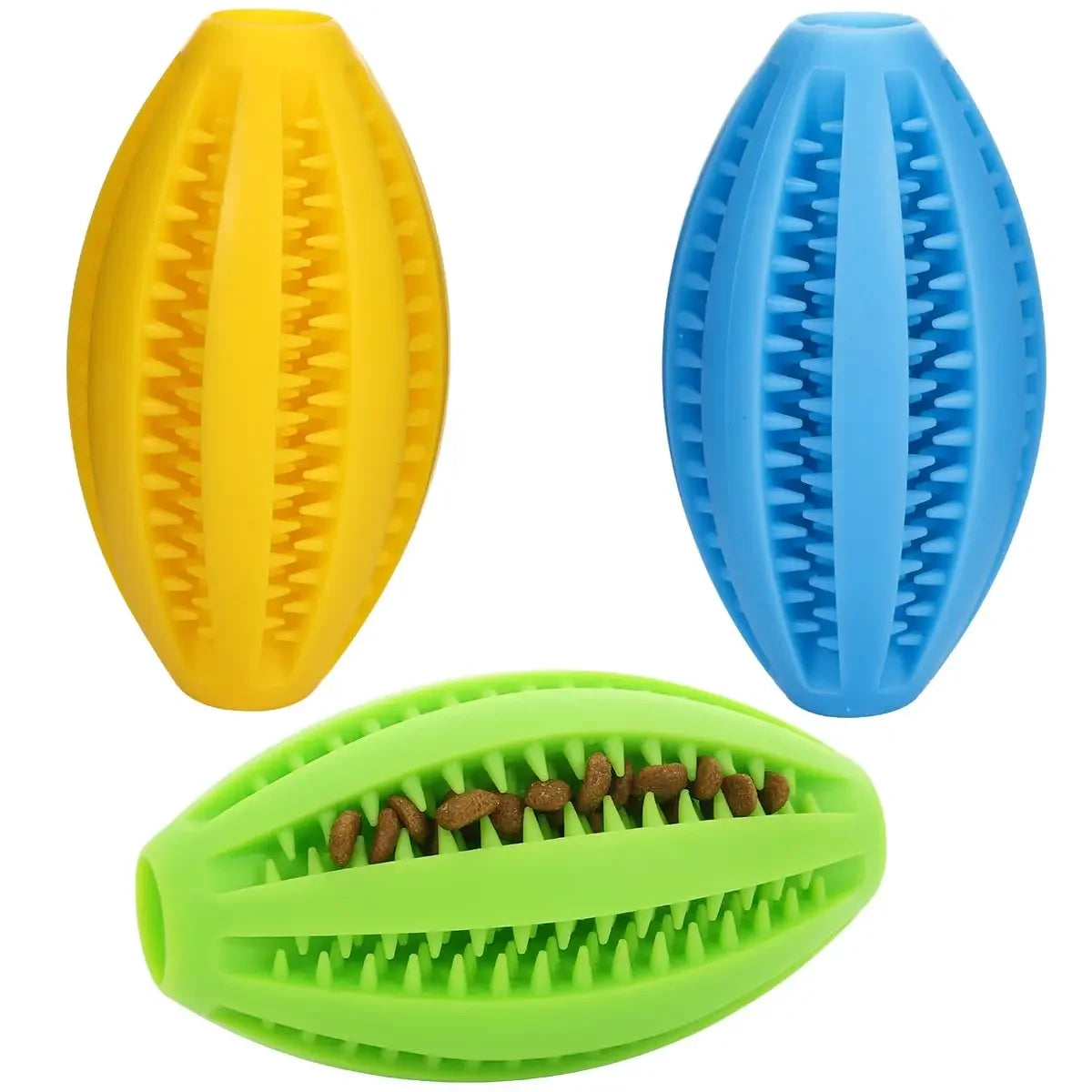 Dog Chew Toys-Natural Rubber,Snack Ball, Bouncy