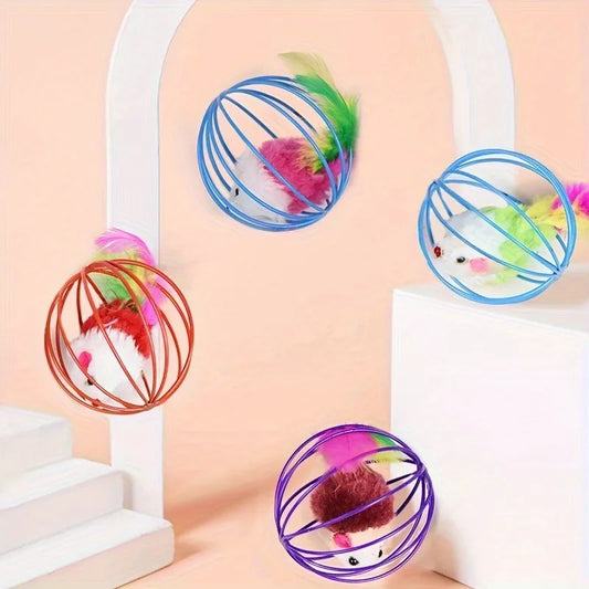 Self Amusement Interactive Cat Toys With Catnip