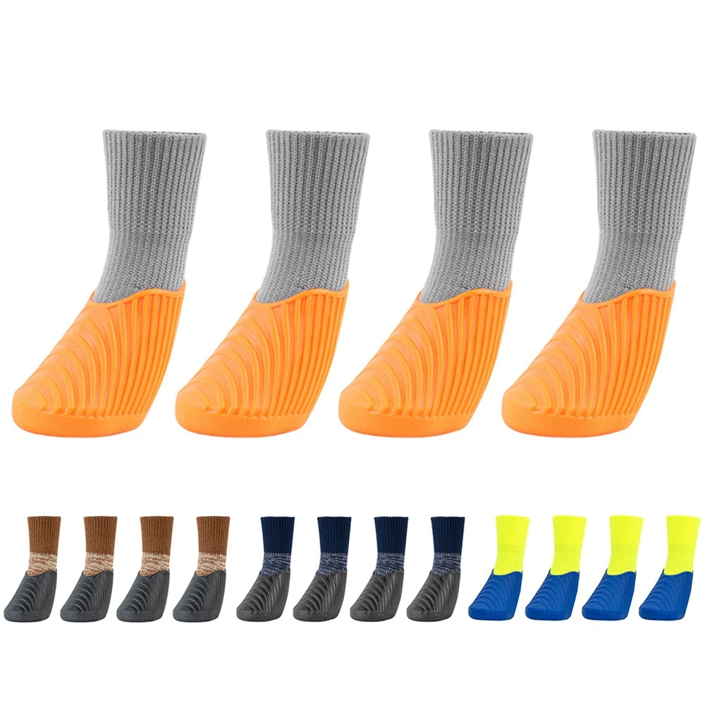 4 Piece Waterproof Anti-Slip Boots For Dogs