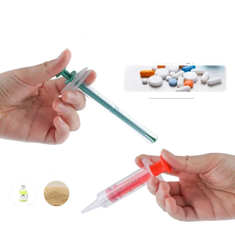 Pet Medicine Feeding Dispenser With Soft Tip