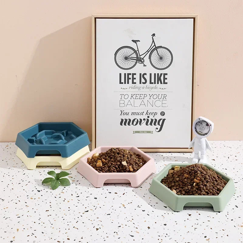 Anti Choking Slow Food Bowl For Small Pets