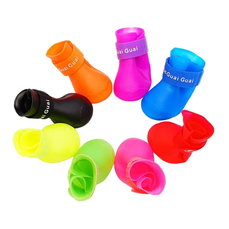 Anti-Slip Rubber WaterProof Boots For Pets