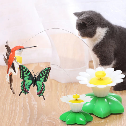 Automatic Electric Rotating Colorful Butterfly Bird Toy