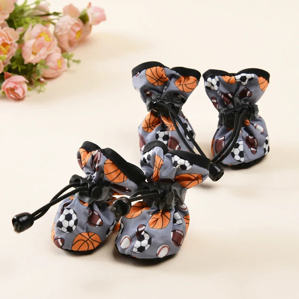 Soft Adjustable Shoes For Pets -  Anti-Slip, Socks