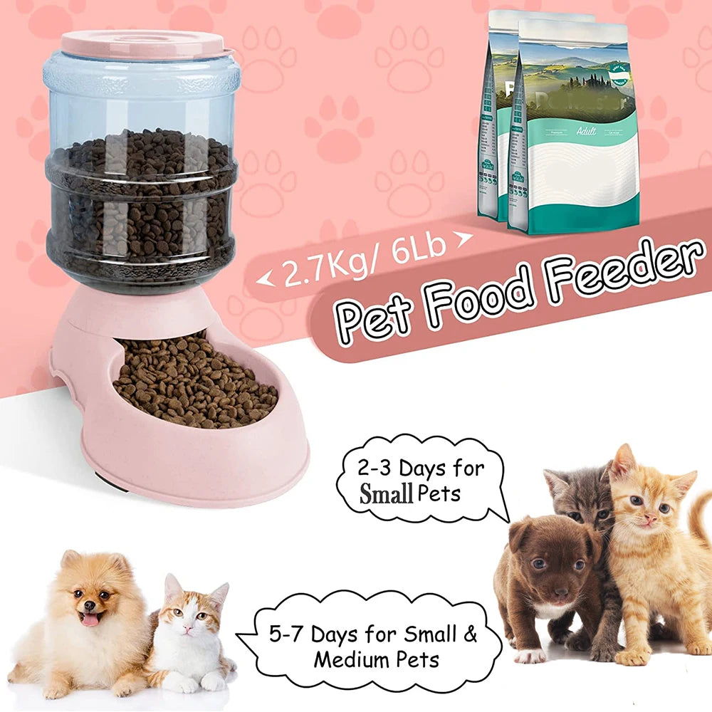 Automatic Water/Food Dispenser For Pets