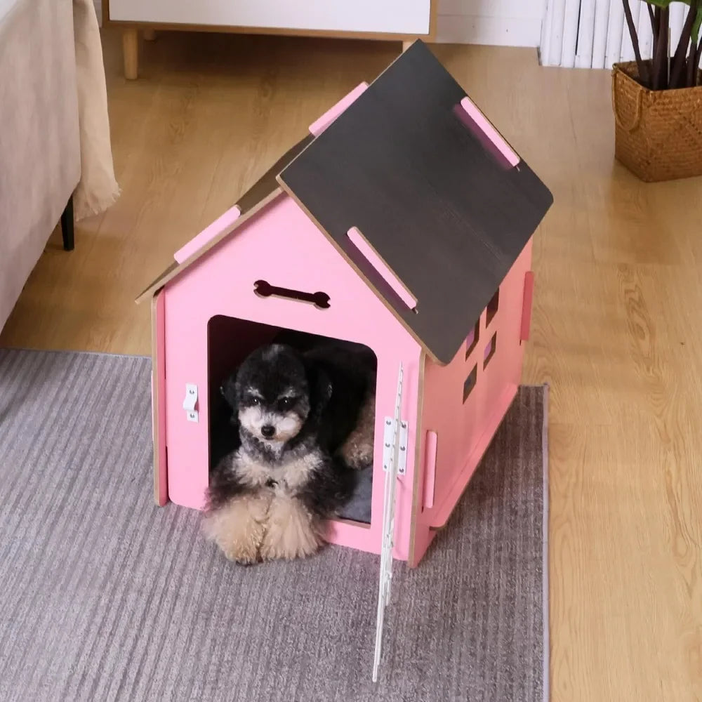 Indoor Wooden House For Small Pets, Cozy