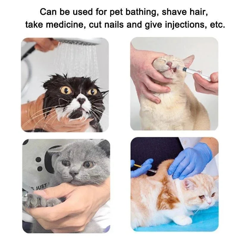 Adjustable Silicone Anti-Scratch Cat Foot Shoes