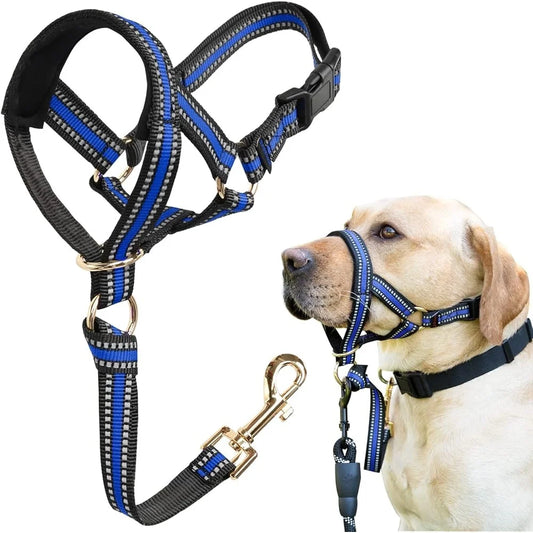 Face Harness Leash For Aggressive Dogs - Walking, Stop Pulling