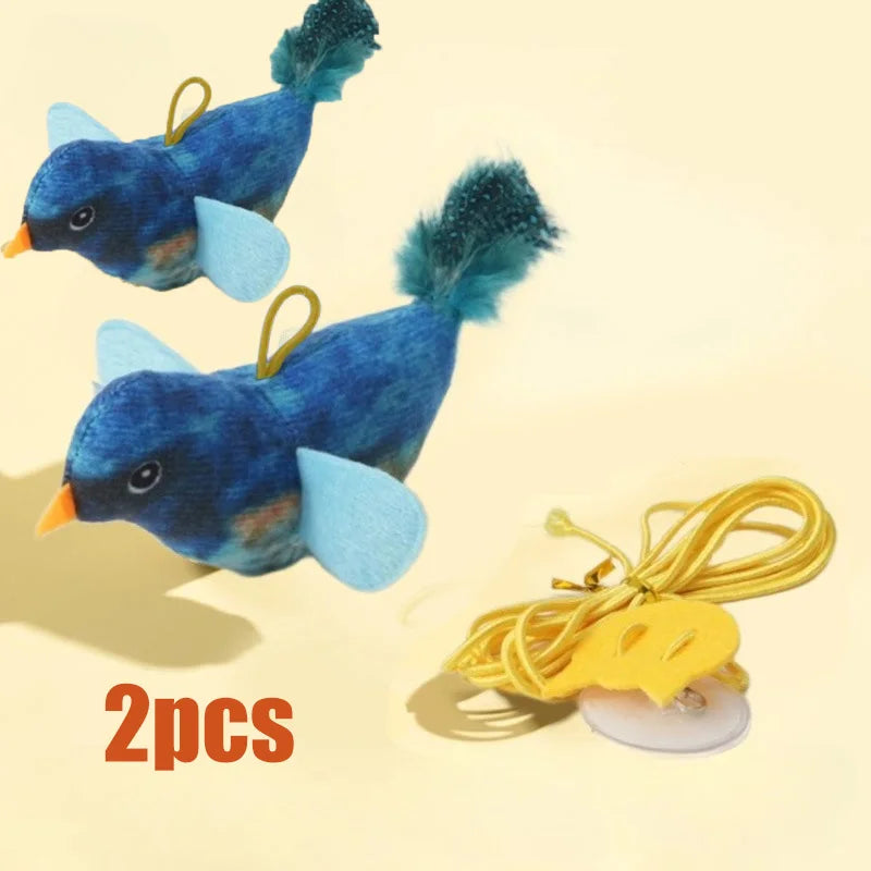 Indoor Interactive Birds Toy For Cats