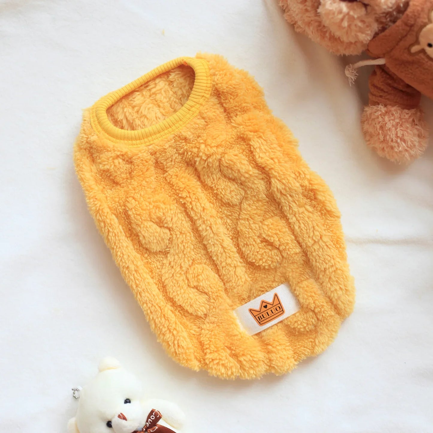 Winter Fleece Sweatshirt for Small Pets