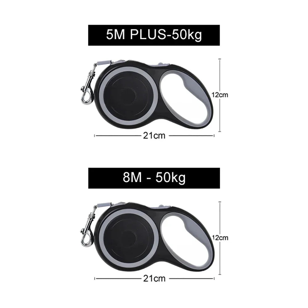 Adjustable Retractable Roulette Leash For Dogs