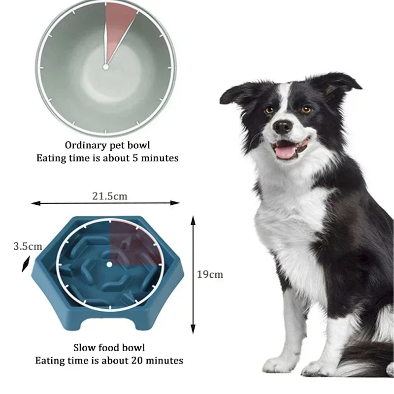 Anti Choking Slow Food Bowl For Small Pets
