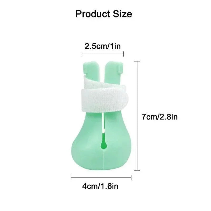 Adjustable Silicone Anti-Scratch Cat Foot Shoes