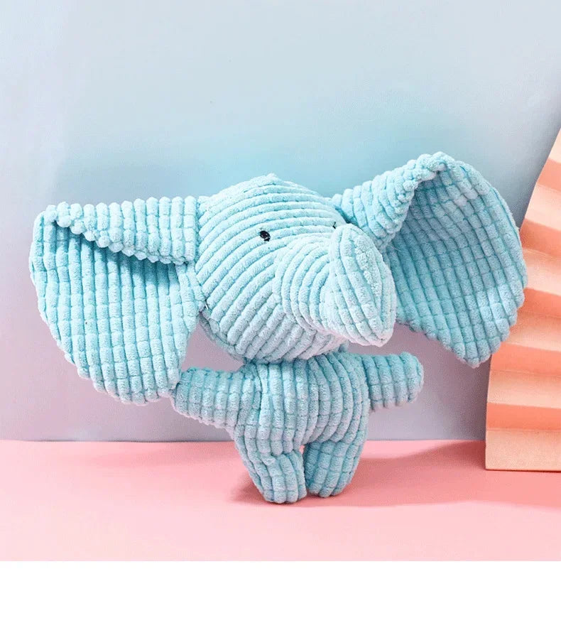 Plush Animal Shaped Dog Toy - Bite Resistant, Squeaky