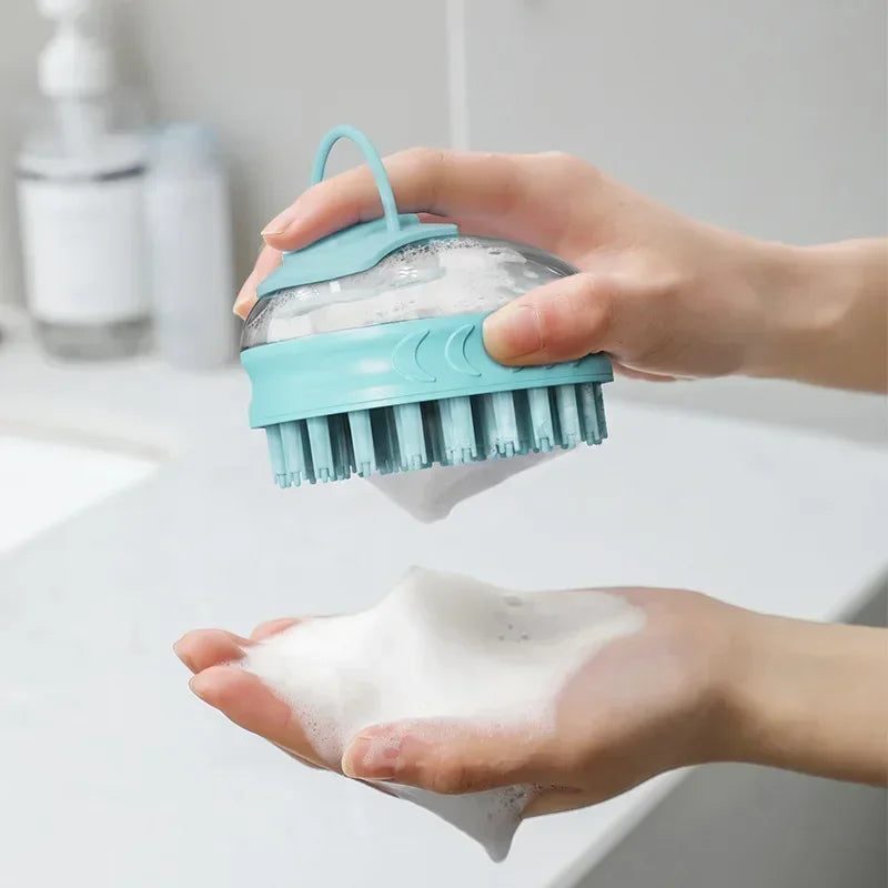 Pet Bath Soft Silicone Safety Massage Brush