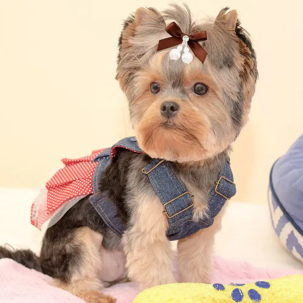 5/10PCS New Diamonds Puppy Bows