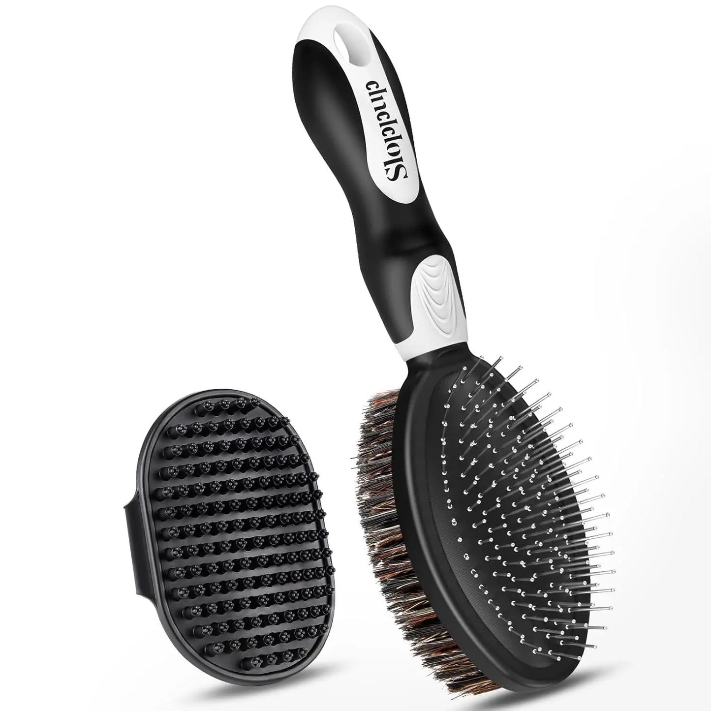 Double-Sided Brush For Shedding And Bathing
