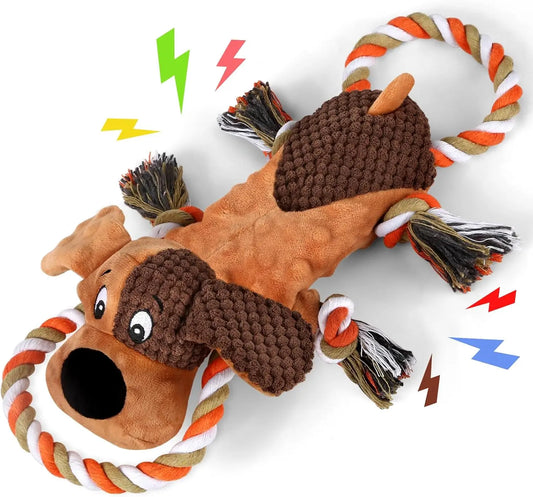 Squeaky Dog Toys With Pull Rope