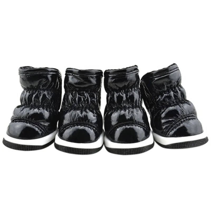 4 Piece Set Dog Winter Boots - Waterproof
