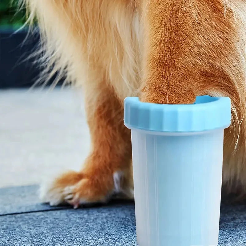 Portable Pet Paw Cleaner Cup - With Soft Bristles