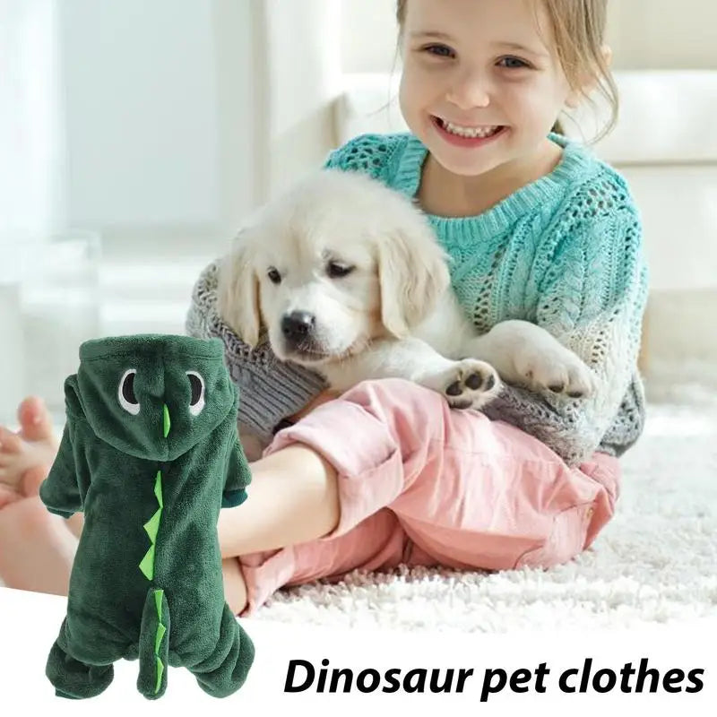 Dinosaur Hoodie Costume For Cats And Dogs