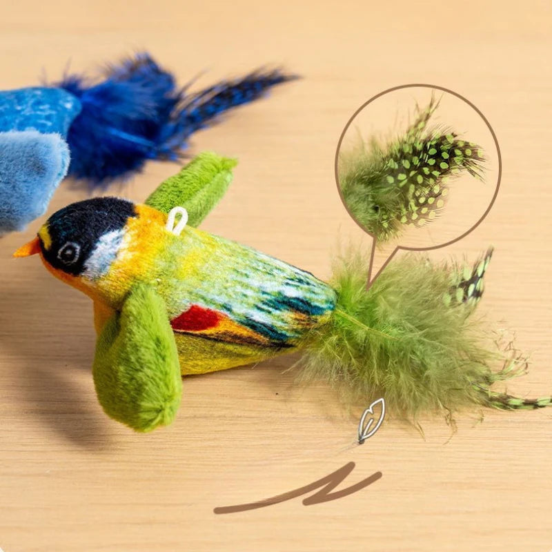 Indoor Interactive Birds Toy For Cats