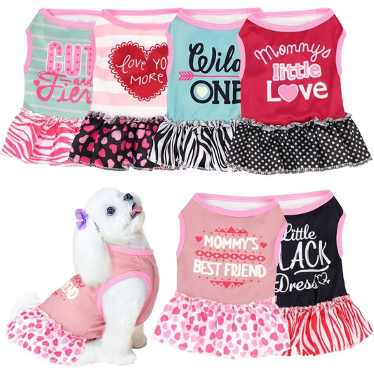 Female Pet 6 Pack Summer Sundress With Ruffles