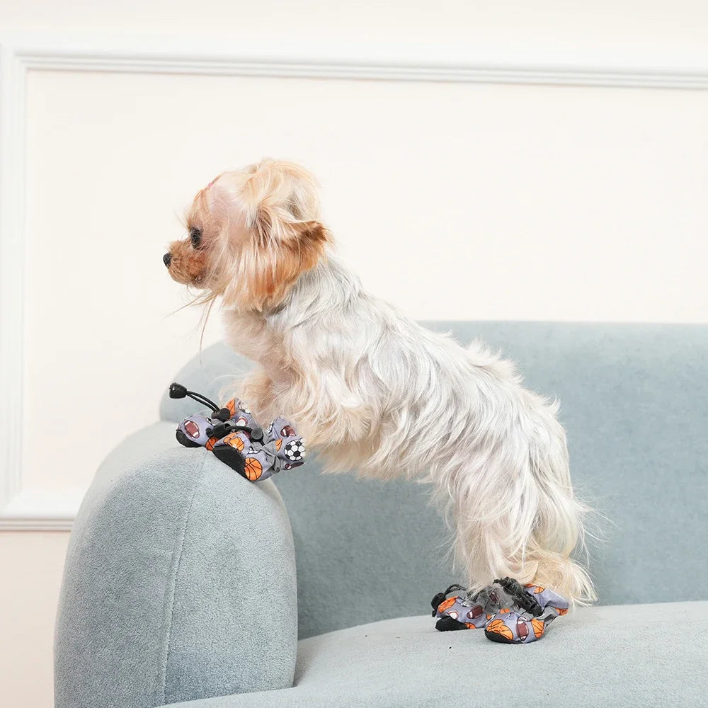 Soft Adjustable Shoes For Pets -  Anti-Slip, Socks