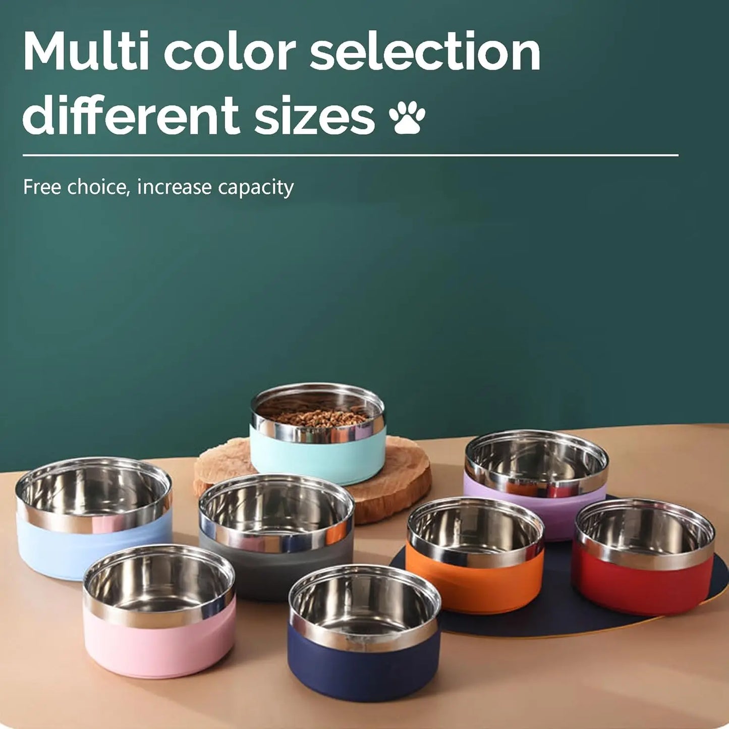 Customized Stainless Steel Bowls With Name Engraving