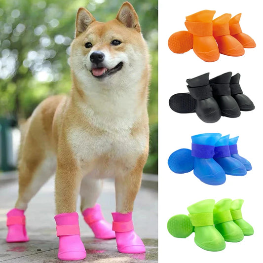 Anti-Slip Rubber WaterProof Rain Boots - Pets