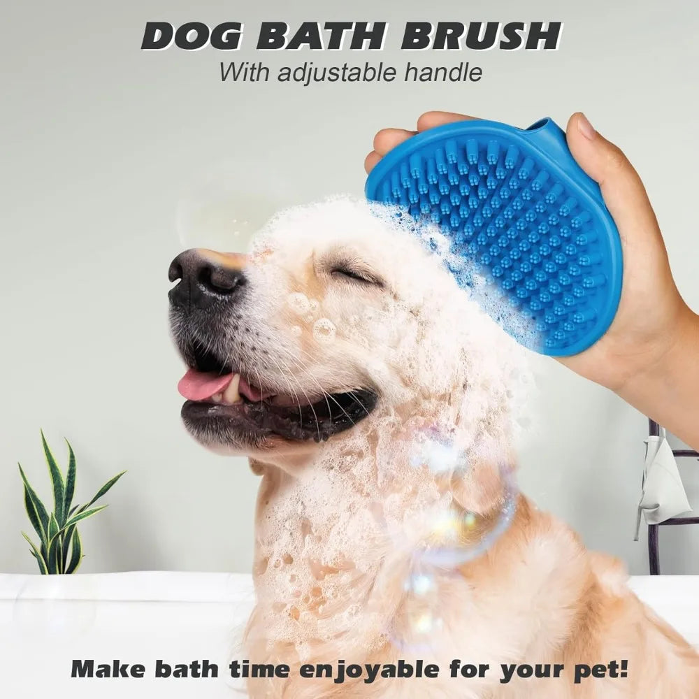 Double-Sided Brush For Shedding And Bathing