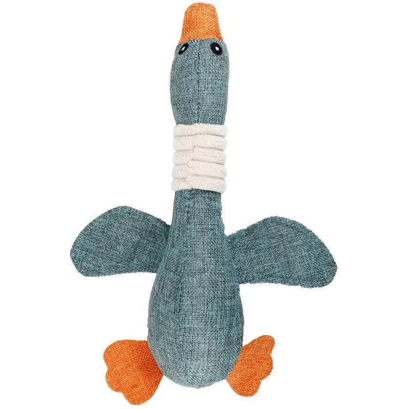 Duck Dog Toy For Aggressive Chewers, Squeaky