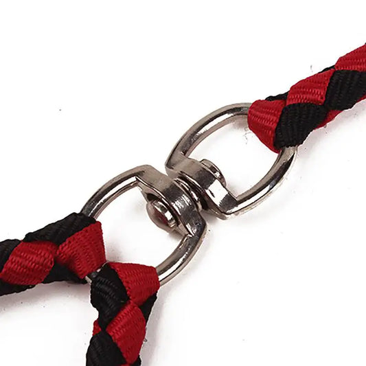 2 Way Couplers Elastic Extended Double Dog Leash