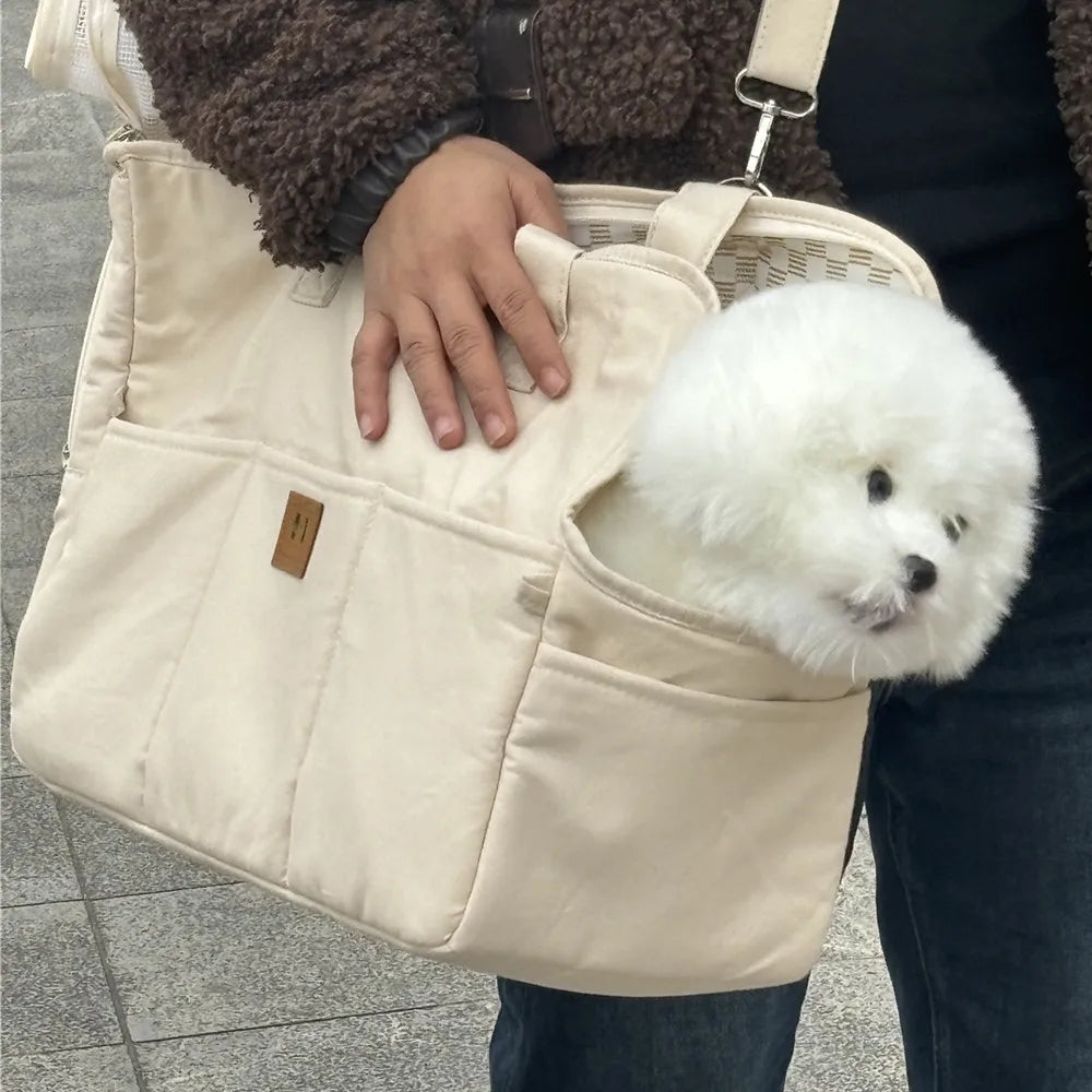 Portable Shoulder Handbag Carrier For Small Pets
