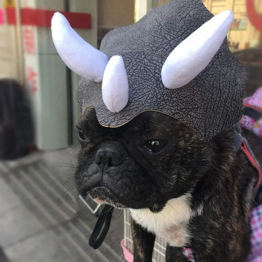 Triceratops Dinosaur Costume Hats For Pets