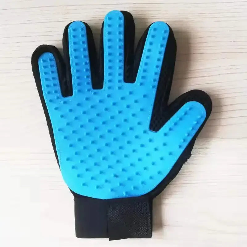 2-Sided De-Shedding Grooming Gloves For Pets